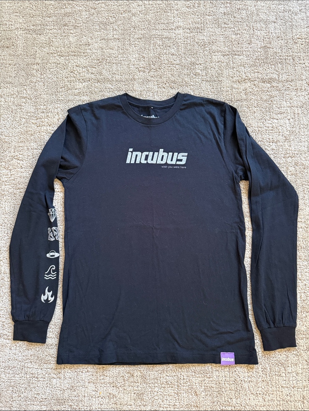 Incubus concert tee